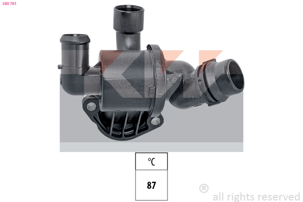 Termostat chladenia KW